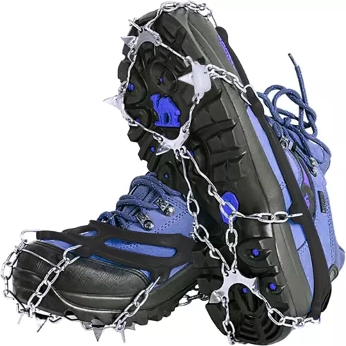 Fundas antideslizantes con púas para zapatos, talla L 41–44