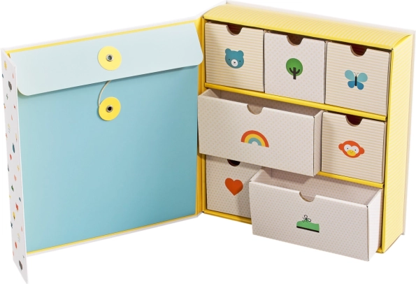 Caja de recuerdos para bebé Petit Collage