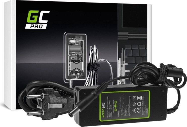 Cargador Green Cell PRO 19.5 V 4.62 A 90 W para portátiles DELL (conector 7.4 × 5.0 mm)