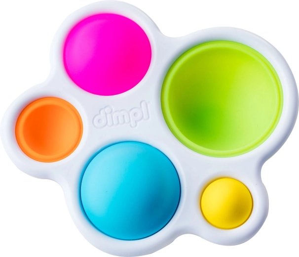 Diversión sensorial con cinco burbujas