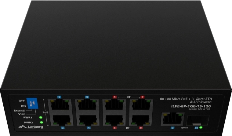 Potencia PoE++ para dispositivos exigentes