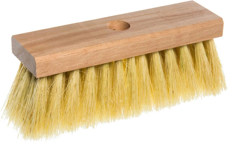Cepillo para alquitrán con mango de madera 22 × 6 cm, fibra