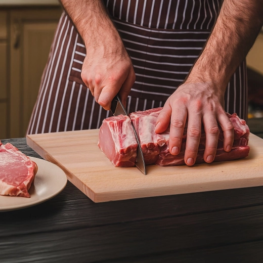 Tabla estable incluso para carne y trabajos más exigentes
