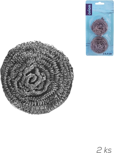 Estropajo metálico 6,5 cm (2 uds.)