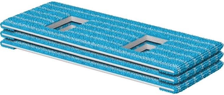 Almohadillas de mopa de repuesto Sencor SVX 091BL para SVC 762x, 3 unidades