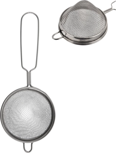 Colador de cocina doble de acero inoxidable 7 cm