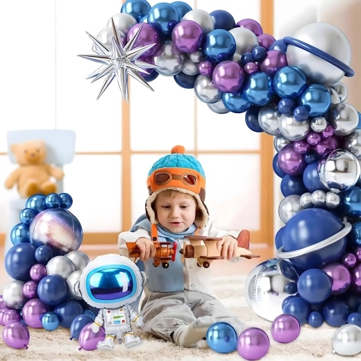 Guirnalda de globos astronauta 108 piezas