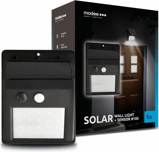 Lámpara solar de pared Modee con sensor 105