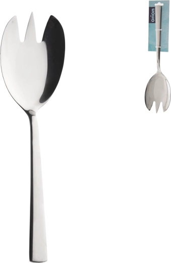 Tenedor de servir para ensalada de acero inoxidable - 1 ud