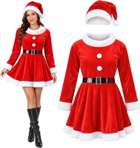 Disfraz de Mamá Noel Glimz