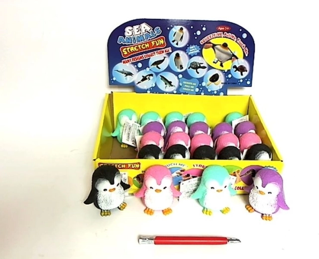 Pingüino con moneda – figura de 8 cm