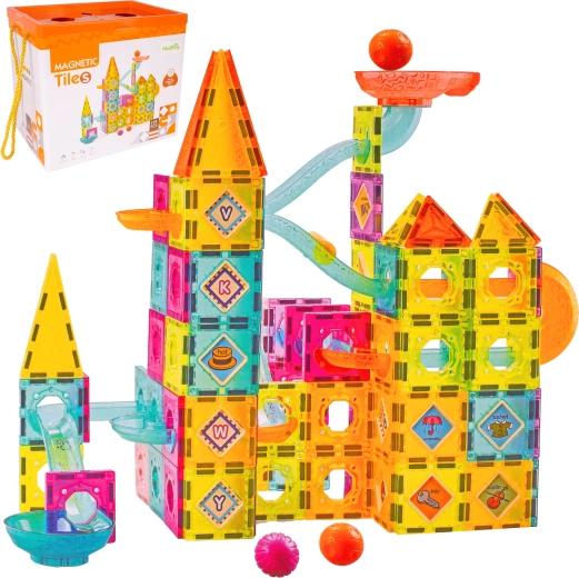 Juego de construcción magnético para niños de 139 piezas