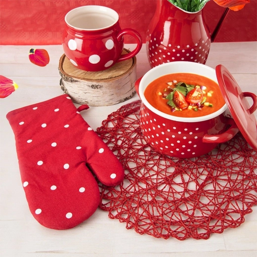 Diseño elegante de lunares para cualquier cocina