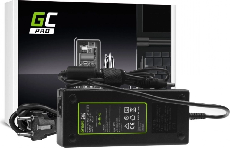 Cargador Green Cell PRO 19 V 6,3 A 120 W para ASUS (conector 5,5 × 2,5 mm)