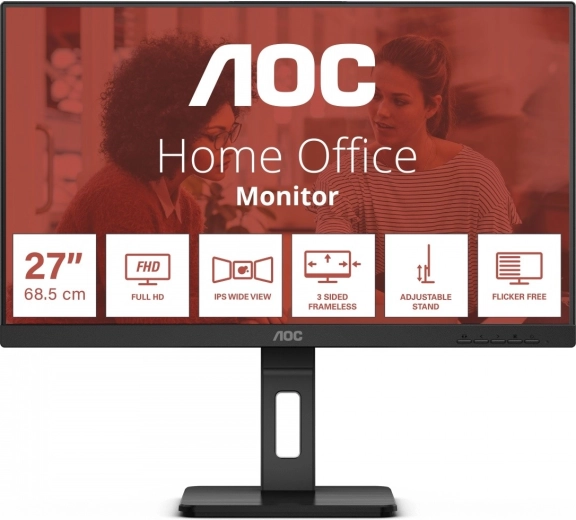 Monitor AOC 24 pulgadas IPS HDMI DP Pivot altavoces