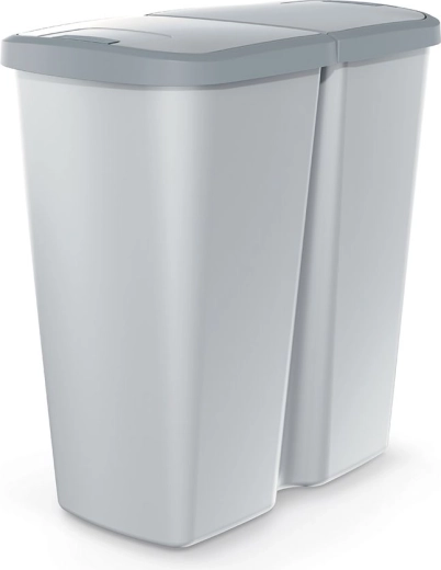 Papelera Prosperplast Compacta Duo 45 l para separación de residuos