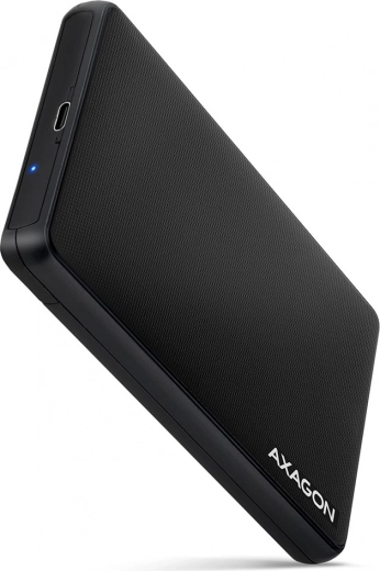 Carcasa de plástico 2.5'' USB-C 3.2 Gen 1, sin tornillos, negra