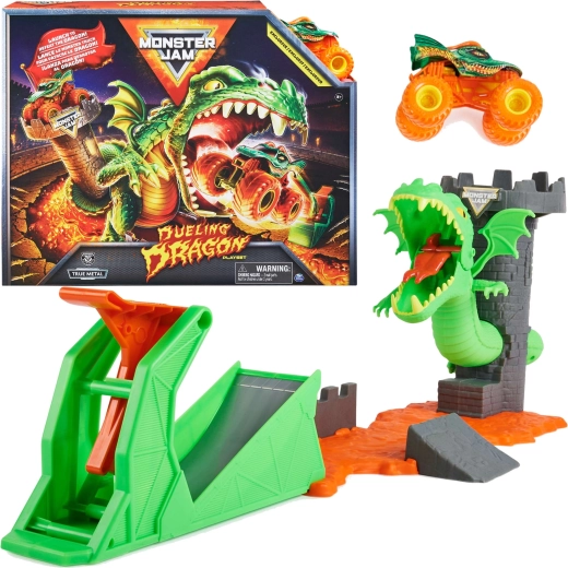Monster Jam set de juego Batalla de dragones 1:64