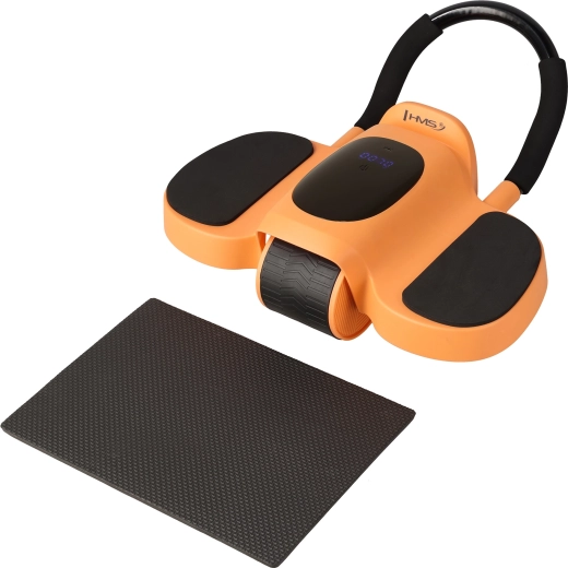 Rueda de ejercicio abdominal HMS KA34 con retorno automático, naranja