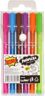 Juego de bolígrafos de colores TOTO