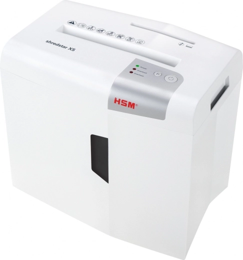 Destructora HSM Shredstar X5, partículas 4 × 30 mm, P-4, para papel y CD