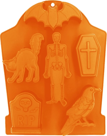 Molde de silicona para hornear Halloween – 6 unidades