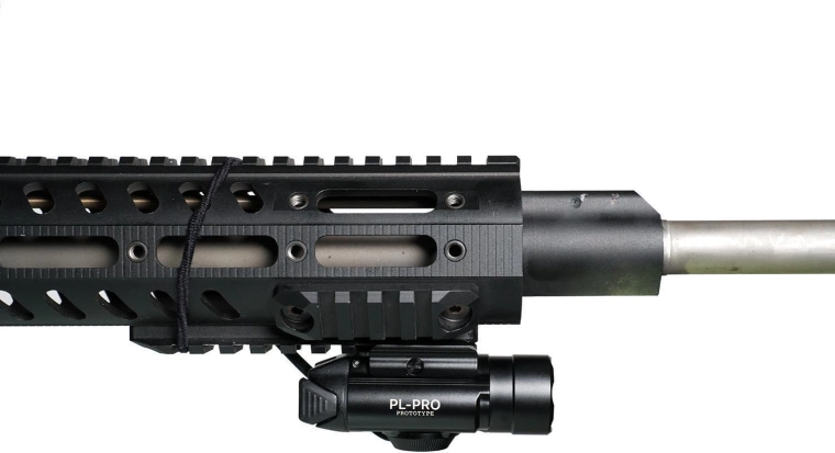 Montaje de liberación rápida para carril de 22 mm