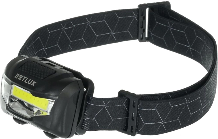 Linterna frontal Retlux con LED COB de 3 W