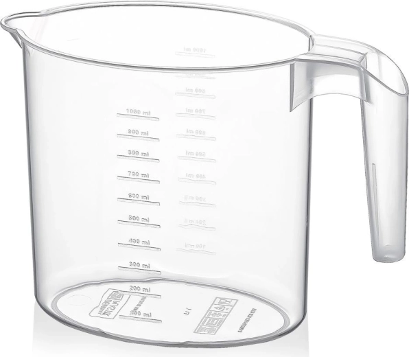 Jarra de plástico con medidor 1 l