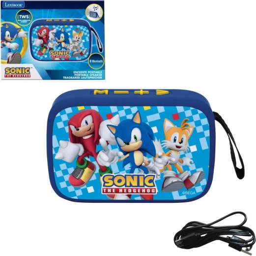 Altavoz portátil Lexibook SONIC con funda de tela y TWS