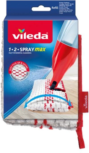 Vileda 1-2 Spray Max – recambio de funda de doble cara para mopa