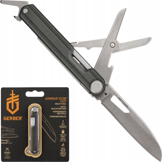Gerber Armbar Slim Cut Onyx – cuchillo multifunción EDC compacto