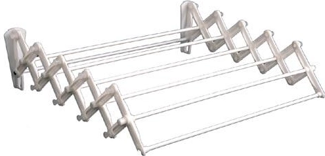 Tendedero acordeón Praktik 60 cm blanco