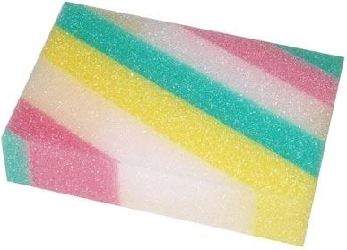 Esponja de baño Arcoíris 14 × 9 × 3,5 cm