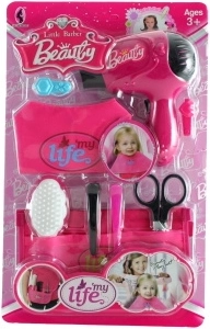 Set de peluquería infantil con secador a pilas
