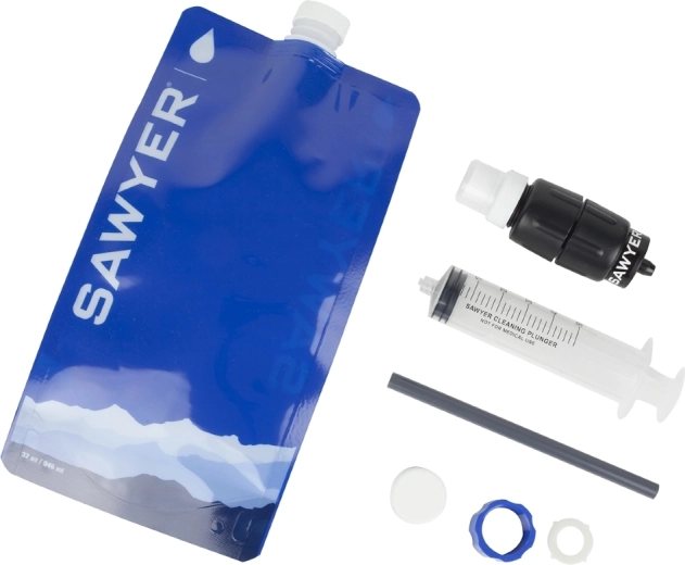 Sawyer Micro Squeeze filtro de agua de viaje con botella plegable
