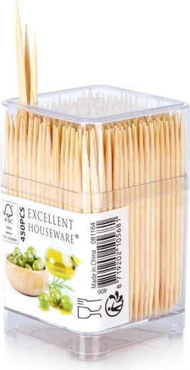 Palillos de bambú 6,5 cm, 450 uds.