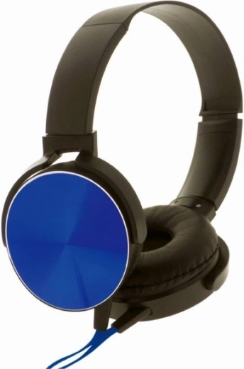 Auriculares estéreo con micrófono Montana negro‑azul