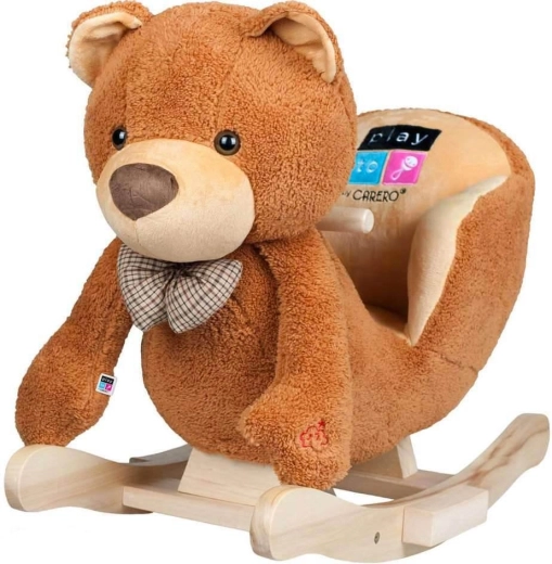 Osito mecedor de peluche con sonidos PlayTo, marrón