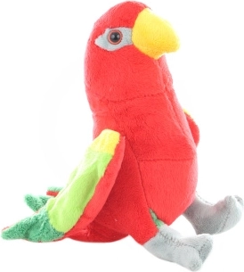 Lori de peluche rojo 18 cm