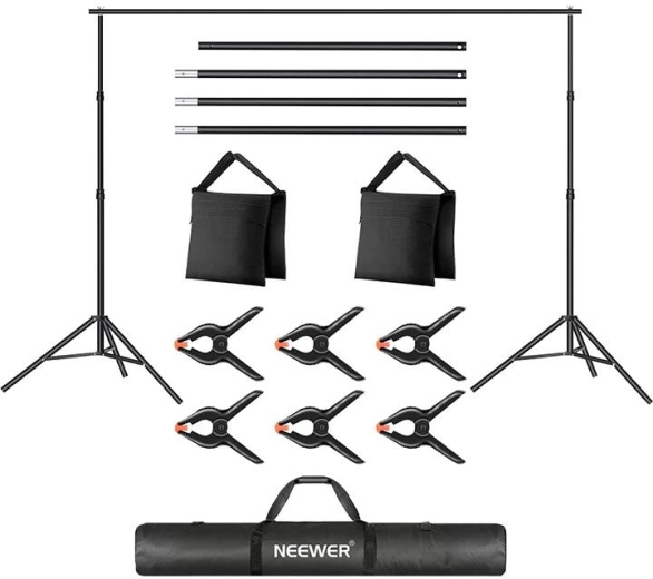 Juego de soportes para fondo fotográfico Neewer