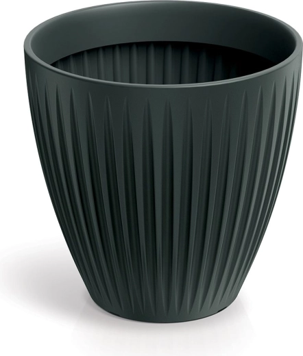 Maceta Latia Round Midl 40 cm antracita