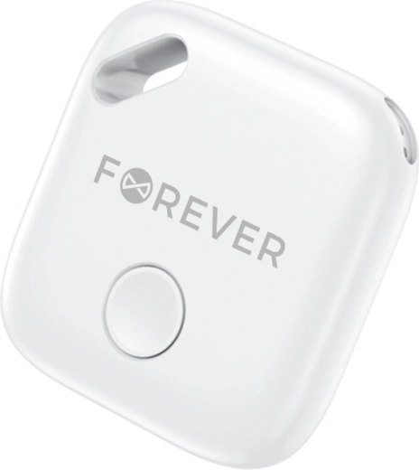 Forever FT-100 localizador Bluetooth blanco con compatibilidad con Apple Find My