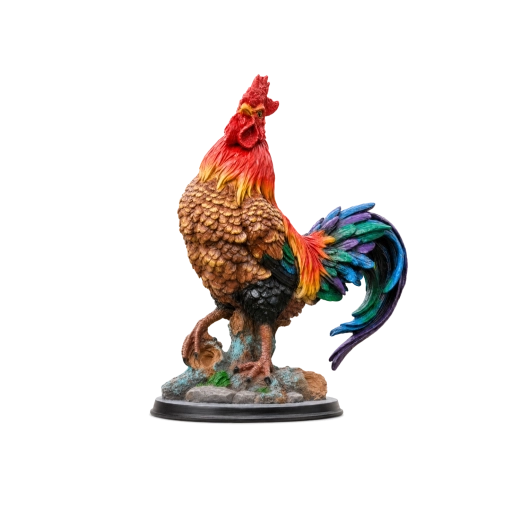 Figura decorativa de gallo de 38 cm