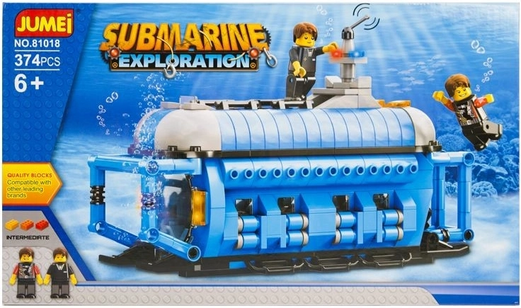 Jumei set de construcción expedición submarina 374 piezas - 1 unidad
