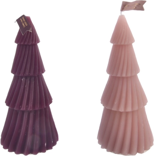 Vela con forma de árbol de Navidad 3D (2 variantes)
