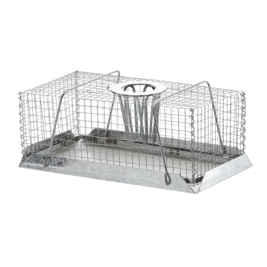 Trampa viva para ratones y ratas 18 × 11 × 6,5 cm