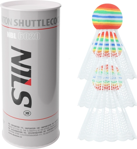 Volantes de bádminton Nils NBL6020 – 3 uds.