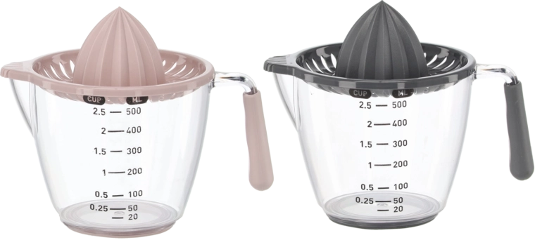 Exprimidor manual de cítricos con vaso medidor 500 ml