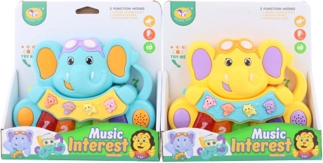 Pianito infantil con forma de elefante